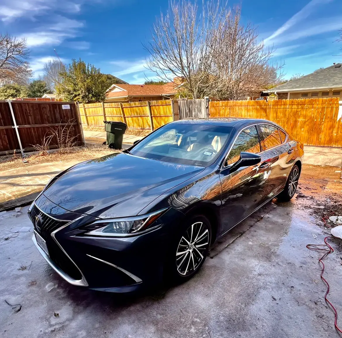 Lexus ES exterior gloss finish after full detail