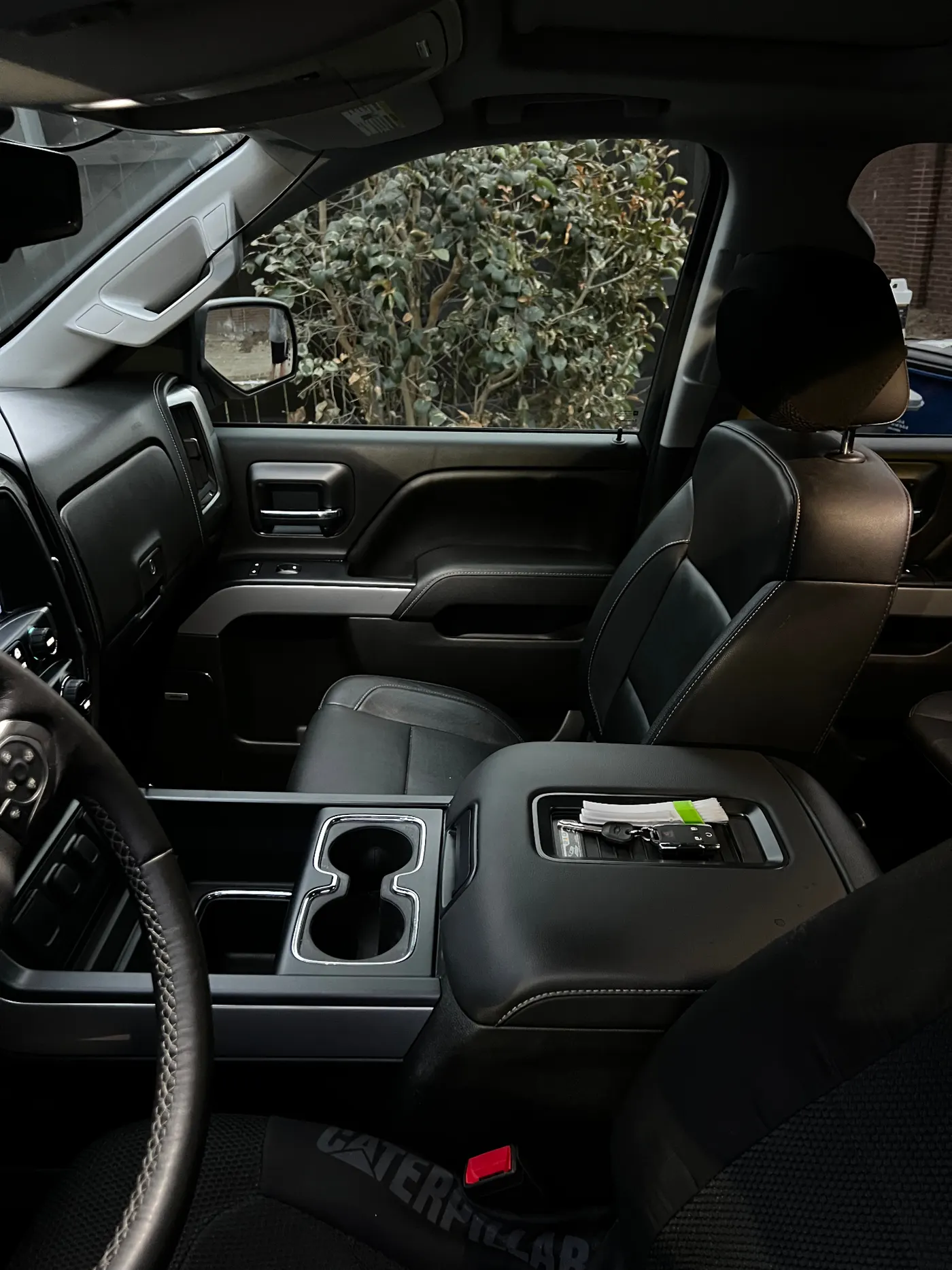 Chevy Silverado front passenger cabin after interior detail