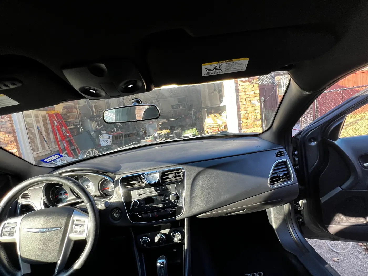 Chrysler 200 wide dashboard interior finish