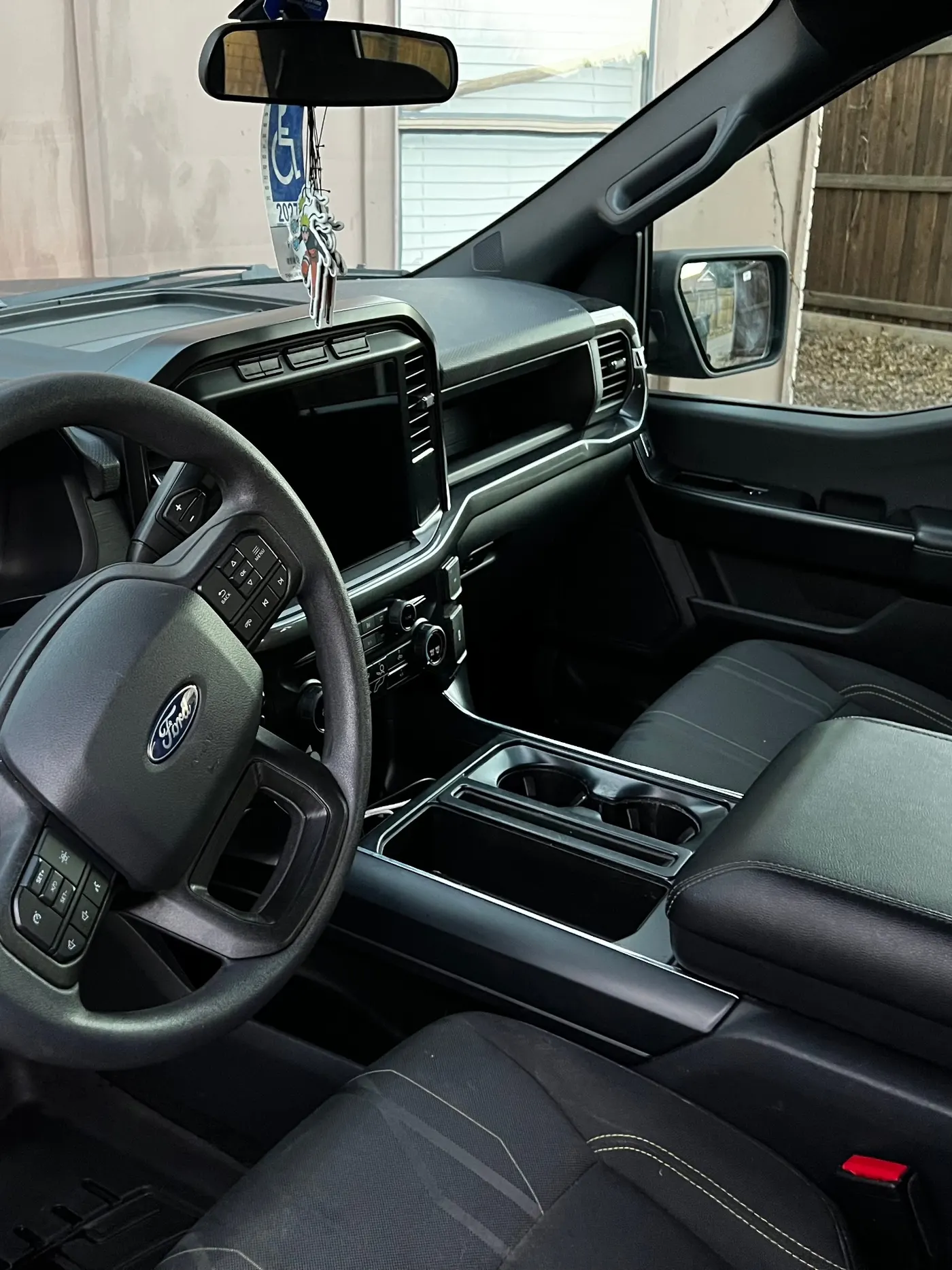Ford F-150 interior cabin after full detail